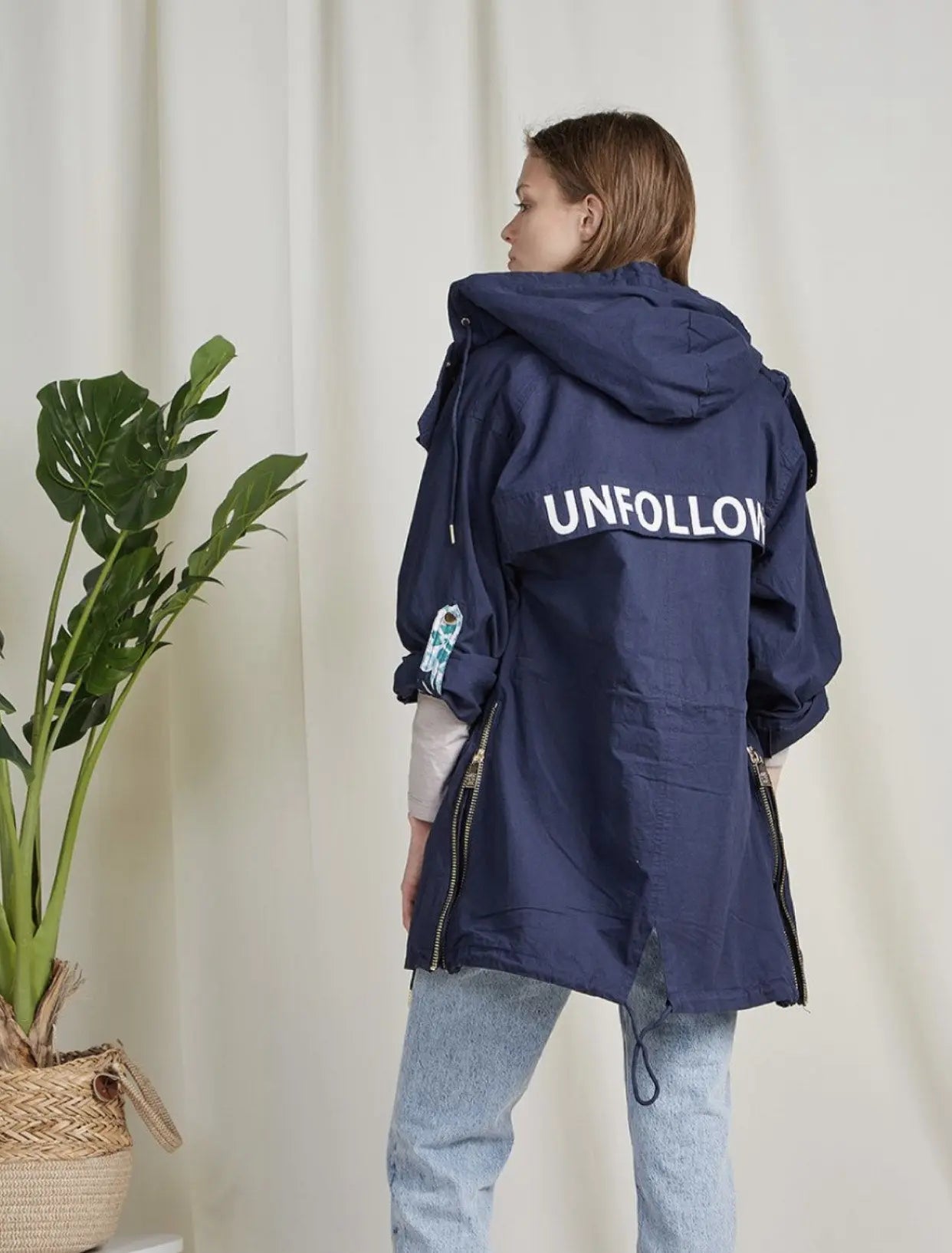 UNFOLLOW PARKA WITH HOOD | NAVY BSB