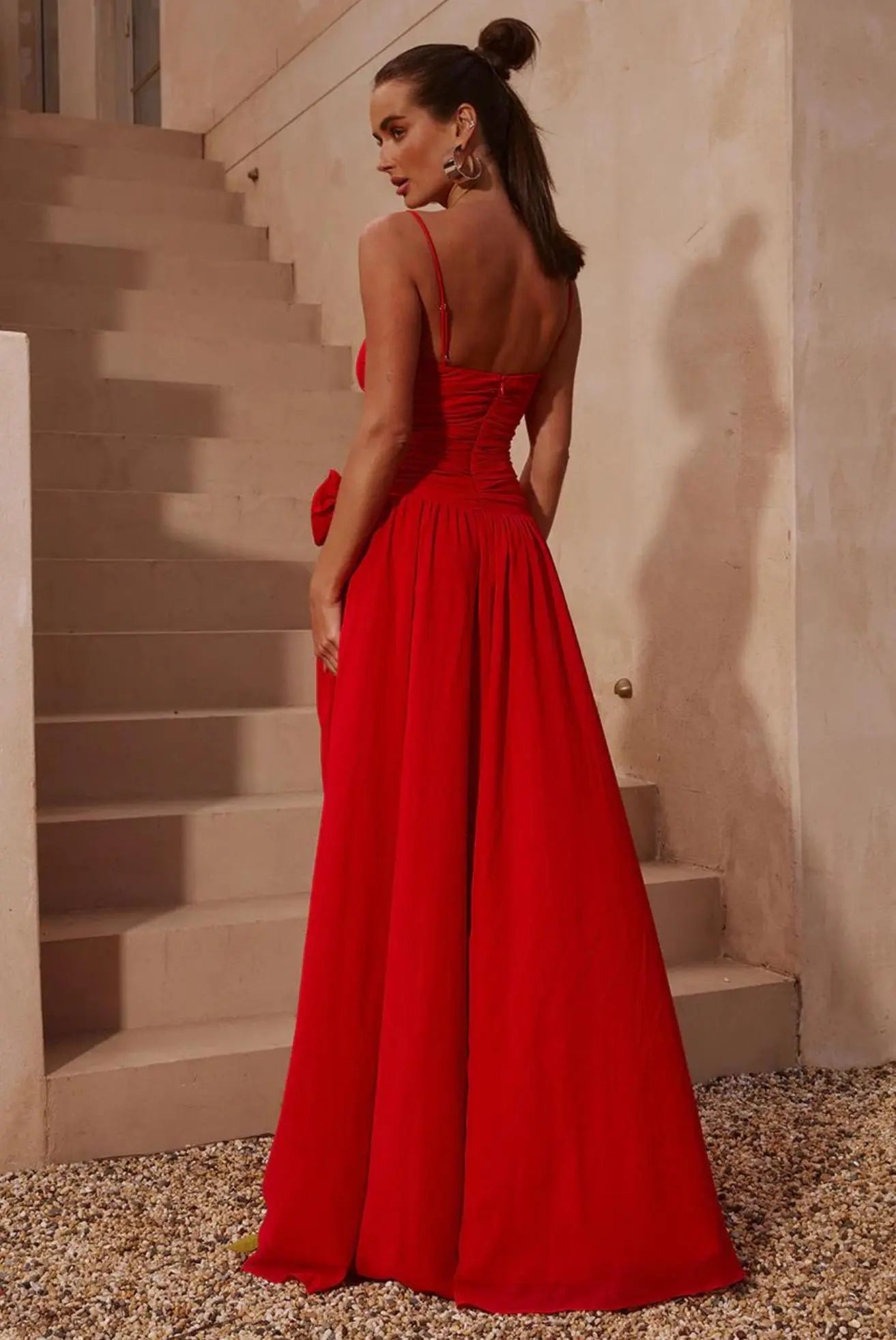 EVANGELISTA MAXI DRESS | RED - Saint Australia Boutique