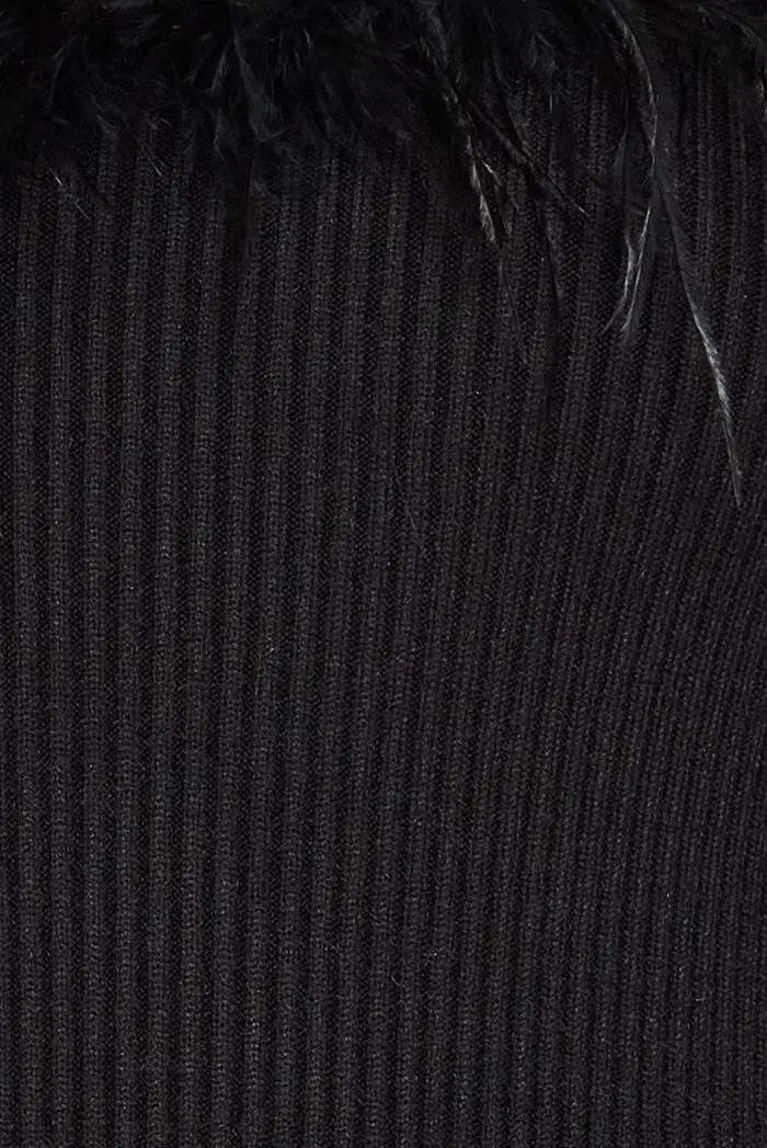 FRANCES KNIT DRESS | BLACK