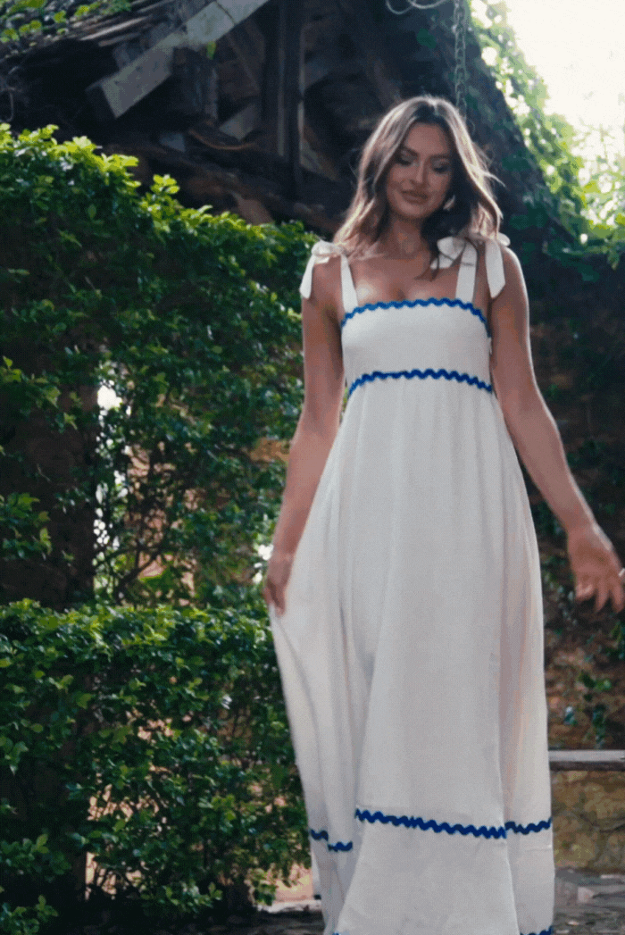 HYDRA MAXI DRESS | WHITE - Saint Australia