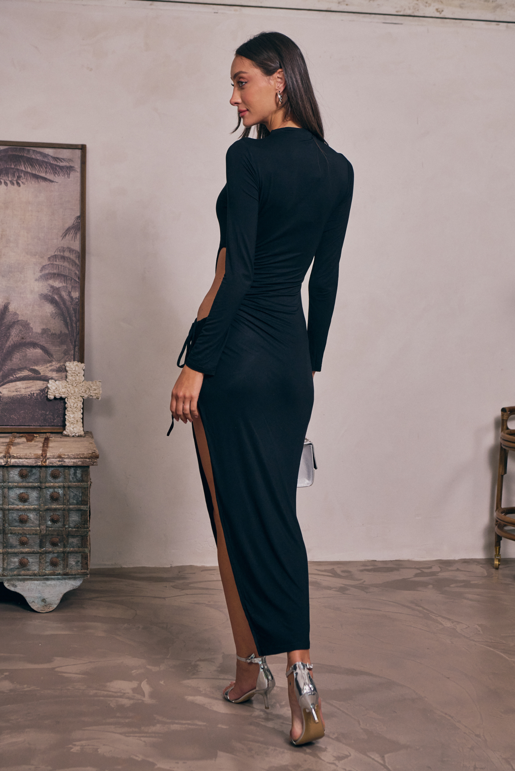 ARENA MAXI DRESS | BLACK