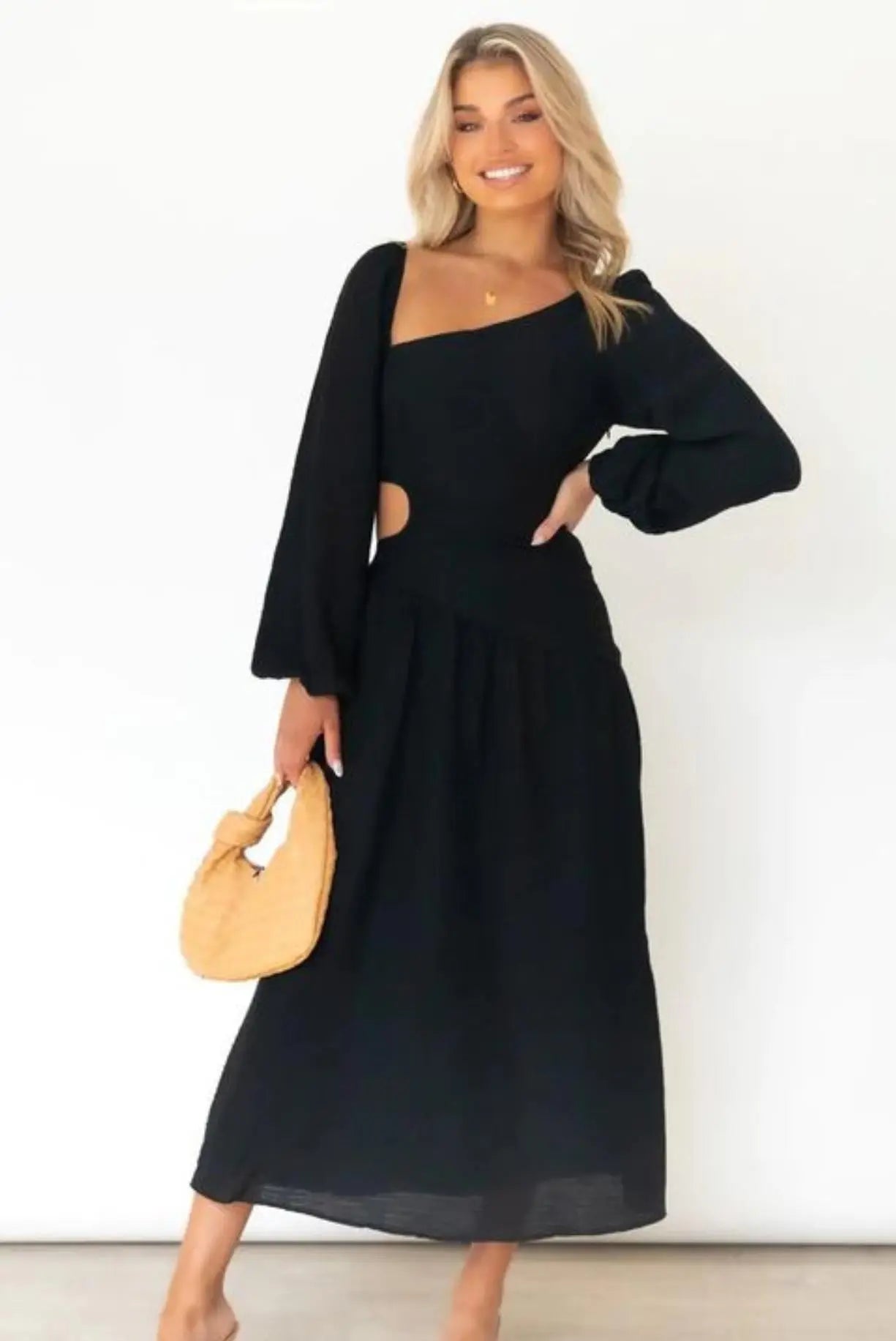 ROSANA MAXI DRESS | BLACK