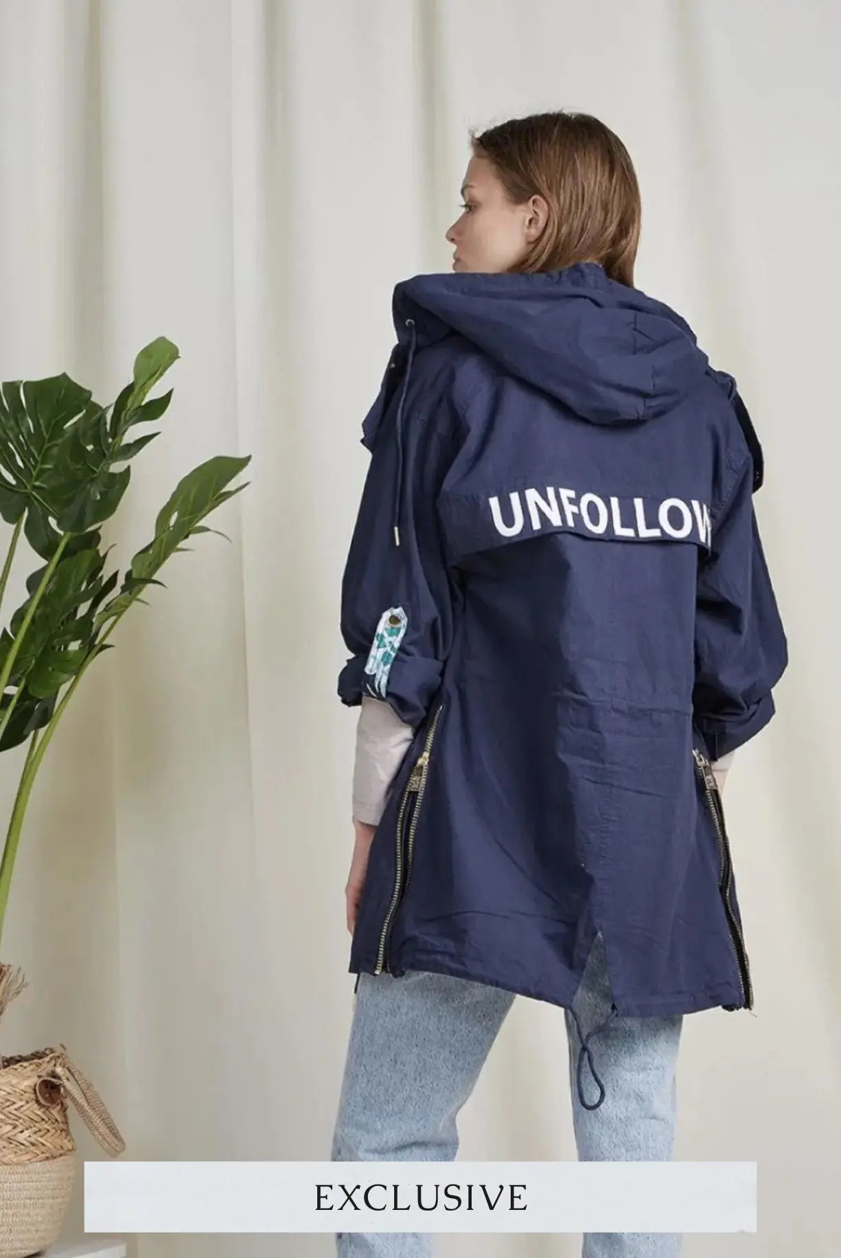 UNFOLLOW PARKA WITH HOOD | NAVY BSB