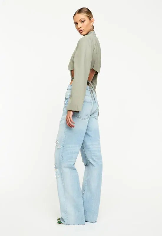 COBAIN JEANS | BLUE DENIM LIONESS