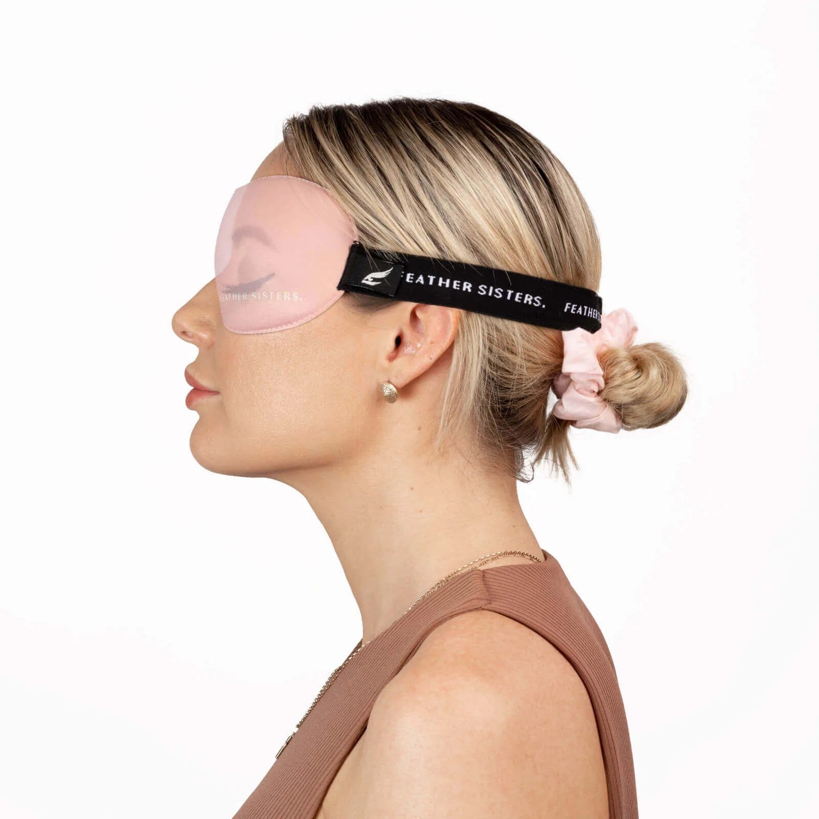 Lash Extension Sleep Mask | Posh pink FEATHER SISTERS