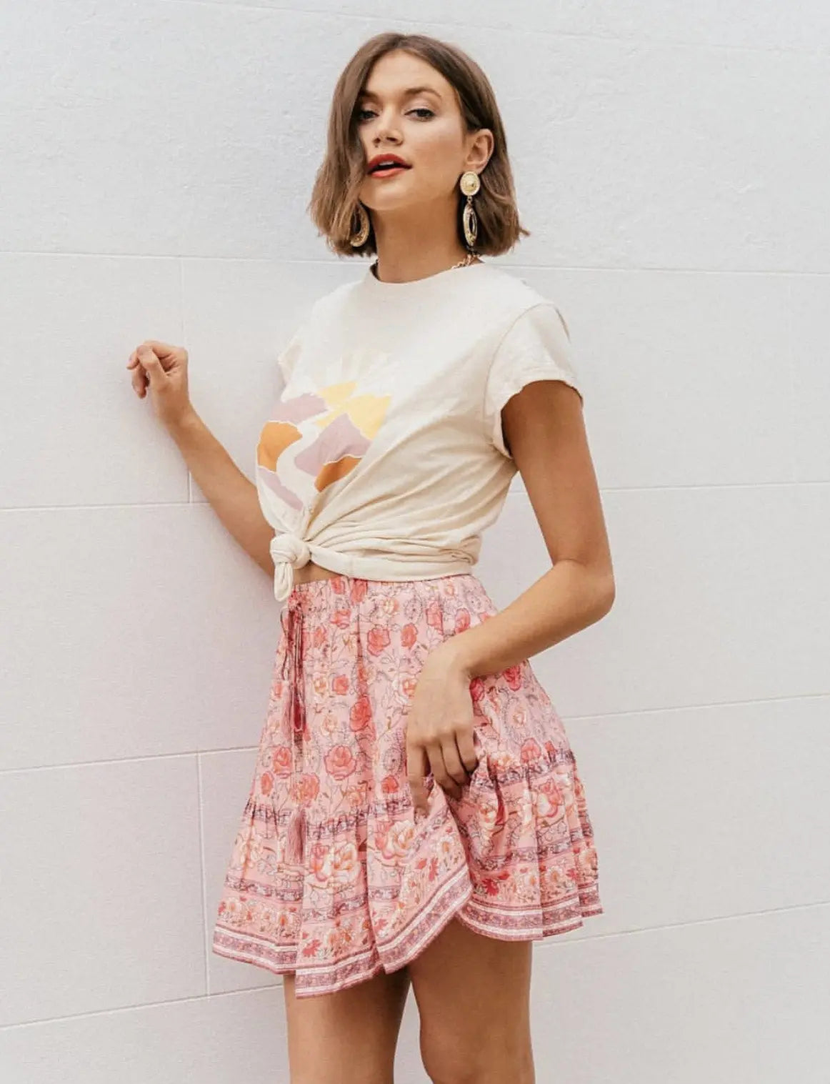 MALAWI SKIRT | FLORAL PAPER HEART